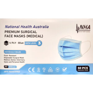 Surgical Face Mask 3 Ply 50 Pcs - Ear Loop ^^1