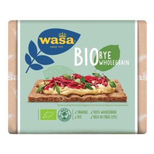 Wasa Bio Wholegrain Rye Crispbread 180g