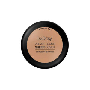 Isadora Velvet Touch Sheer Cover Compact Powder 10g-47 Warm Tan