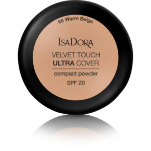 Isadora Velvet Touch Ultra Cover Spf 20 Compact Powder 7.5g-66 Warm Beige