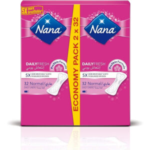 Nana Normal Pantyliner Economy Pack 64 L/Pads