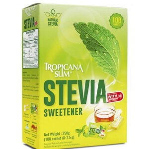 Tropicana Slim Stevia Sweetener With Chromium 100 Sach