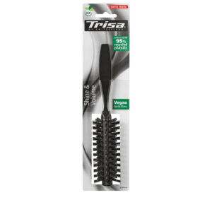 Trisa Shine & Volume Vegan Bristles Round Plastic Hair Brush-M