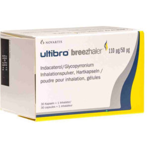 Ultibro Breezhaler 110/50mcg 30 Cap and Inhaler