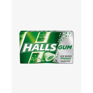 Halls S/f Gum 18g-Spearmint جميع النكهات