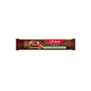 Canderel Decadent Crispy & Almonds S/F Chocolate Bar 100g