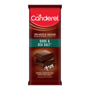 Canderel Dark & Sea Salt Chocolate Bar 100g