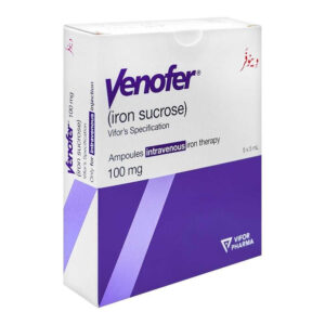 N.2.A 6/6/2026  Venofer 100mg 5 I.V Inj Amp