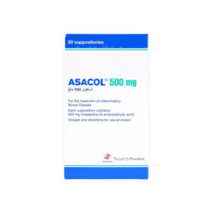 Asacol 500mg 20 Supp
