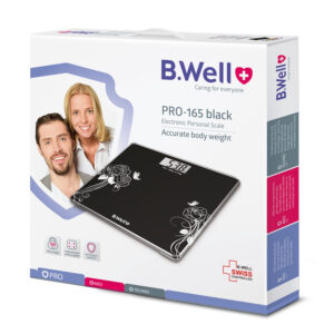 B.Well  Electronic Personal Weight Scale - Pro 165 Black $Temp.8 N..AC  5/3/2025