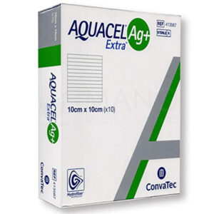 Aquacel Extra Ag+ Silver Sterile Dressing 10*10 cm 10 Pcs