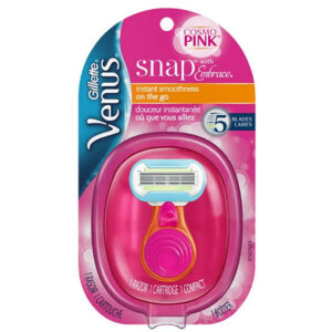 Gillette Venus Snap With Embrace Refillable Women Razor - Pink