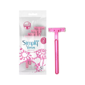 Gillette Simply Venus Basic Dispo. Women Razors 5 Pcs-Pink