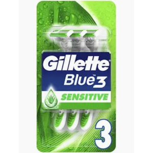 Gillette Blue 3 Sensitive Dispo.Men Razor 3 Pcs