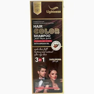 Lightness Argan Oil Hair Color Shampoo 500ml-Dark Brown