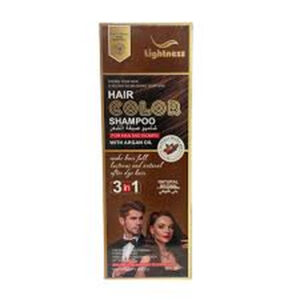 Lightness Argan Oil Hair Color Shampoo 500ml-Natural Brown