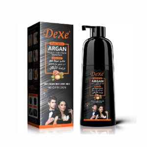 Dexe Argan Hair Color Shampoo 420ml -Natural Black