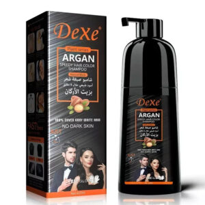Dexe Argan Hair Color Shampoo 420ml -Dark/Medium Brown