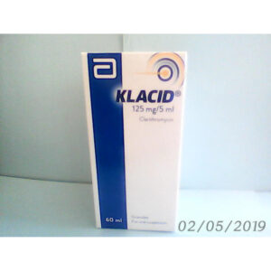 N..A 6/6/2026  Klacid 125mg 60ml  Susp