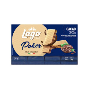 Lago Poker S/F Wafer With Cocoa Cream 4 Pcs  N..AC 12/6/2025