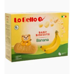 Lo Bello 6m+ Banana Baby Biscuits 200g