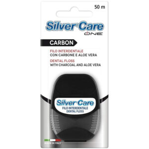 Silver Care Charcoal & Aloe Vera Dental Floss 50m