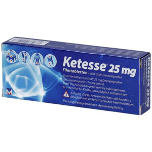 Ketesse 25mg 20 Tab $Temp.8 *M,Shm