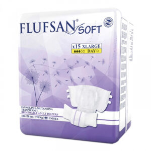 Flufsan Soft Unisex Day (L) 15 A/Diapers
