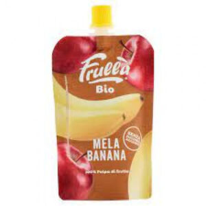 Frulla Organic Apple, Banana Puree 100g