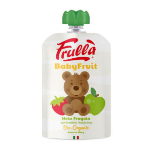 Frulla Organic Apple, Strawberry Puree 100g N..AC 1/3/2025
