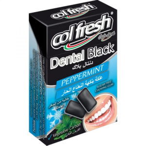 Col Fresh Dental Black Peppermint S/F Gum 15Pcs