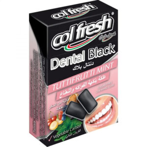 Col Fresh Dental Black Tuttifrutti Mint S/F Gum 15Pcs