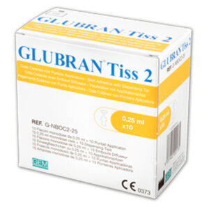 مبردN..A 16/7/2024   Glubran Tiss 2 Sterile Wound Adhesive 0.25 ml 10 Amp