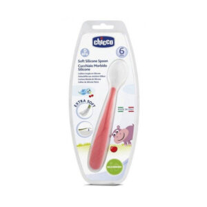 Chicco Silicone Soft Spoon 6m+ 6828.71 -Red N..AC 9/10/2025