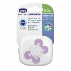 Chicco Physio Forma Comfort Silicone Soother/Pacifier 6-16m 1 Pcs- Girl