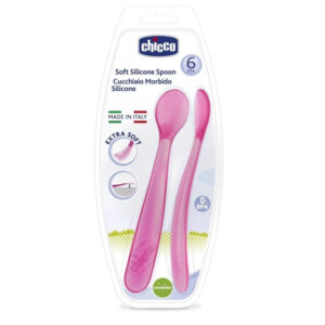 Chicco Silicone Softly Spoon Bi-Pack 6m+ 6828.11- Girl N..AC 21/10/2024