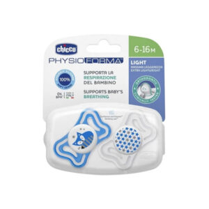 Chicco Physio Forma Light Silicone Soother/Pacifier 6-16m 2 Pcs-Boy N..A 10/4/2025