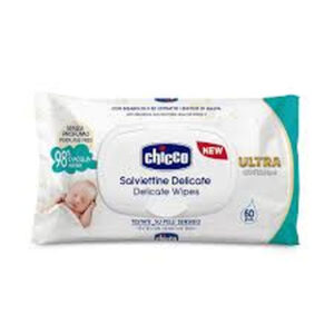 Chicco Delicate Baby Moments( Sensitive ) Baby Wipes 60Pcs N..AC 9/10/2025