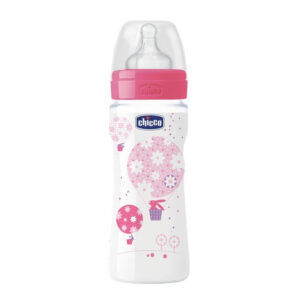 Chicco W.B F/Bottle 330ml 4m+-Girl