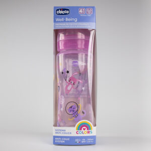 Chicco W.B F/Bottle 330ml 4m+-Boy