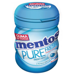 Mentos Pure  S/F Gum 30 Pcs 60g-Fresh Mint