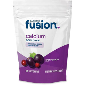 N..A 10/5/206 Bariatric Fusion Calcium 60 Soft Chewable Tab - Crangrape