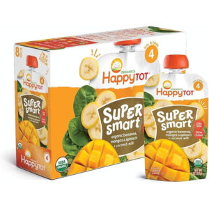 HappyTot Super Smart Organic Banana,Mango ,Spinach Puree 113g N..A 8/2/2022