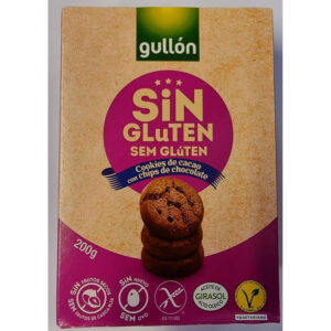 Gullon G/F Cookies With Chocolate Chips 200g-GL67