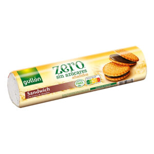 Gullon Zero Sandwich Chocolate Filling Biscuits 250 g-GL51