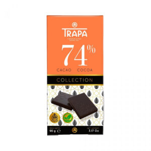 Trapa G/F 74% Dark Chocolate Bar 90g