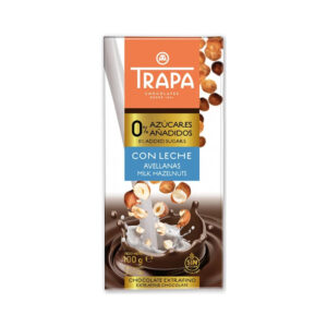 Trapa Milk Hazelnuts G/F Chocolate Bar 100g