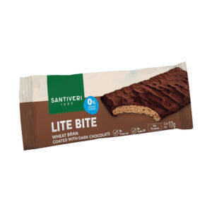 Santiveri Lite Bite Wheat Bran With Dark Chocolate 17g