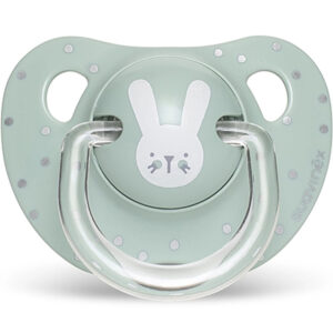Suavinex  Anatomical Silicone Soother/Pacifier 0-6 m-Green Rabbit جميع الانواع