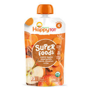 HappyTot Super Foods Organic Apple, Sweet Potato, Carrot, Cinnamon Puree 120g N..A 8/2/2022